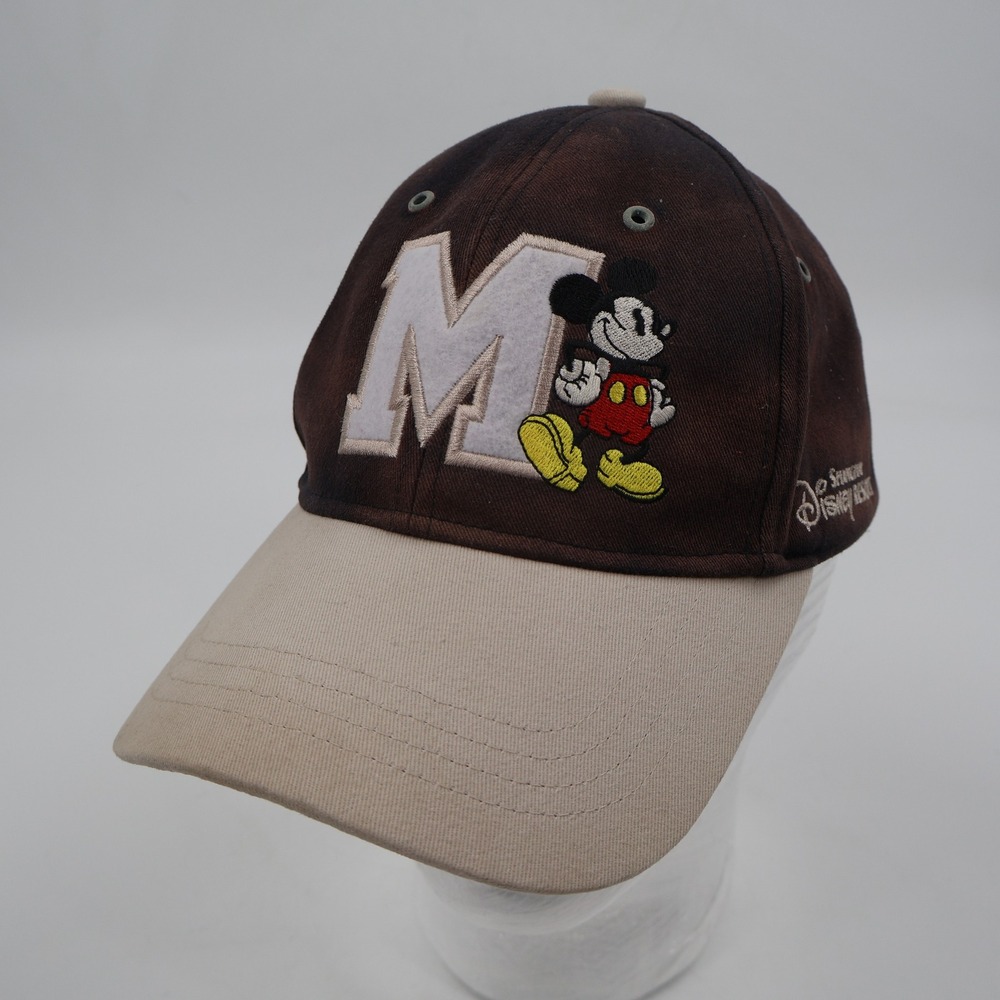 Disney Parks Baseball Cap Adult OS Brown Mickey Mouse Shanghai Disney Resort Hat